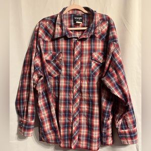 Wrangler snap shirt